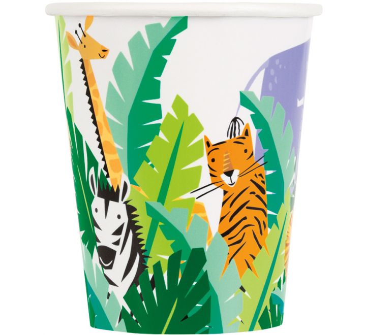 Animal Safari 270ml 8pk Cups